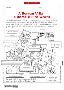 A Roman Villa – vocabulary