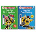 Transformers Wipe-Clean Learning Pair