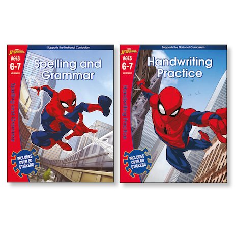 Marvel’s Spider-Man Workbooks Ages 6-7 Pair