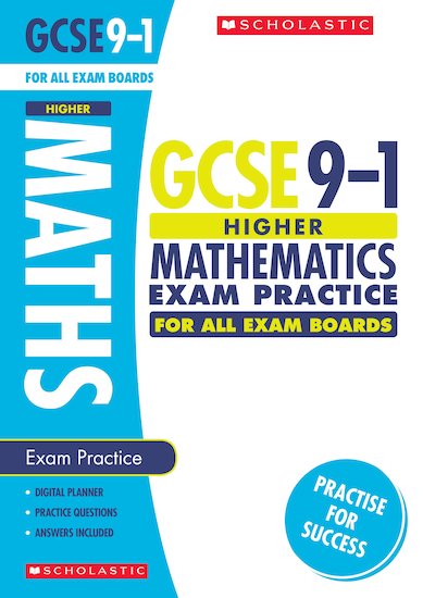 GCSE Grades 9-1: Higher Maths Exam Practice Book for All Boards x 10