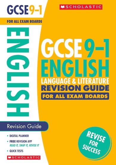 GCSE Grades 9-1: English Language and Literature Revision Guide for All Boards x 10