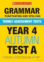 Termly Assessment Tests: Year 4 Grammar, Punctuation and Spelling Test A x 10