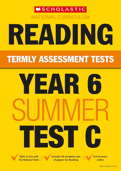 Termly Assessment Tests: Year 6 Reading Test C x 30