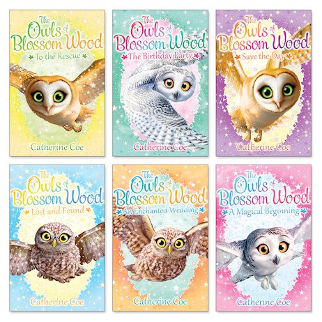 Owls of Blossom Wood Pack x 6