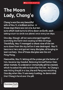 Chinese Moon Lady story