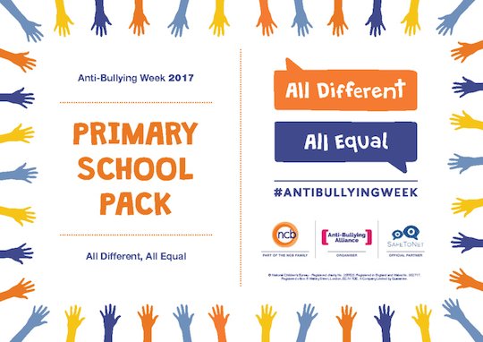 All Different, All Equal - Anti-Bullying Week resource pack