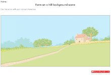 background scenery – The Little Red Hen
