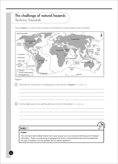 GCSE Grades 9-1: Geography AQA Exam Practice Book: Sample start of section