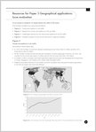 GCSE Grades 9-1: Geography AQA Exam Practice Book: Sample resources for a question paper (1 page)