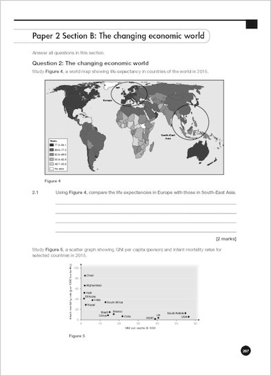 GCSE Grades 9-1: Geography AQA Revision and Exam Practice Book: sample question paper