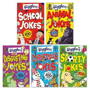 Gigglers Joke Book Pack x 5 - Scholastic Kids' Club