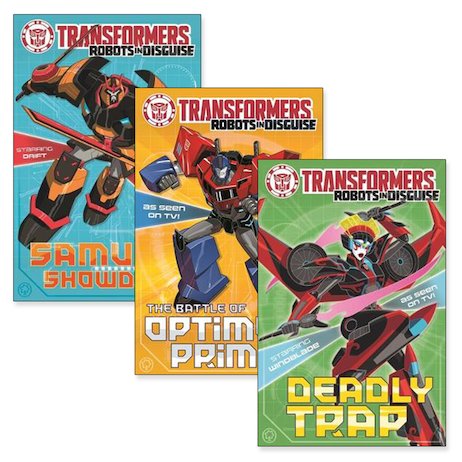 Transformers Fiction Pack x 3