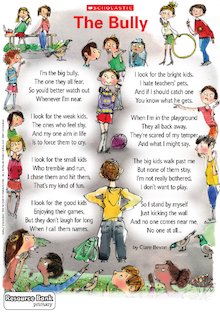 ‘The Bully’ poem poster