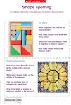 Shape spotting cards