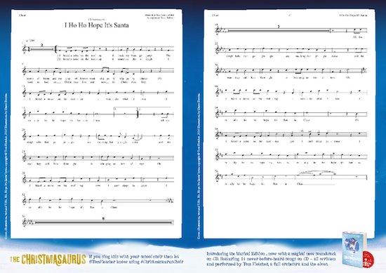 christmasaurus sheet music.pdf