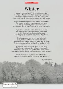 ‘Winter’ illustrated poem