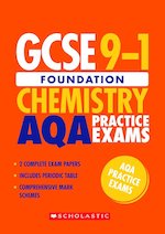 GCSE Grades 9-1: Foundation Chemistry AQA Practice Exams (2 papers) x 10