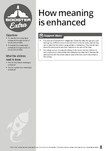 KS2 SATs Reading Booster Extra Pack: How meaning is enhanced