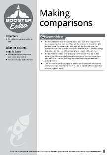 KS2 SATs Reading Booster Extra Pack: Making comparisons