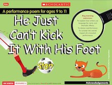 ‘He Just Can’t Kick It With His Foot’ animated poem