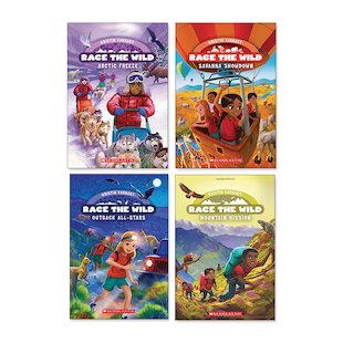 Race the Wild Pack x 4 (Books 3-6)