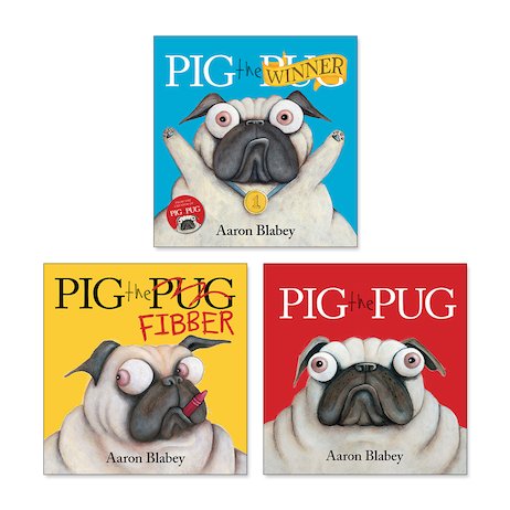 Pig the Pug Pack x 3