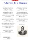 ‘Address to a Haggis’ poem by Robert Burns