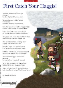 ‘First Catch your Haggis!’ poem by Brenda Williams
