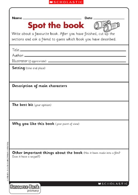 Spot the book Spot the book