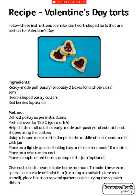 Valentine's Day recipe