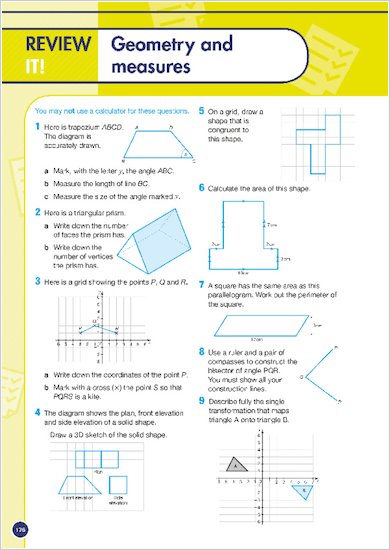GCSE Grades 9-1: Maths Foundation Revision Guide for All Boards review of topic