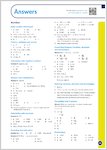 GCSE Grades 9-1: Maths Foundation Revision Guide for All Boards answers (1 page)