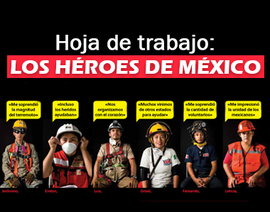 Hoja de trabajo: Los héroes de México