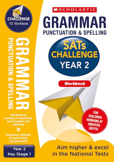 SATs Challenge: Grammar, Punctuation and Spelling Workbook (Year 2) x 10