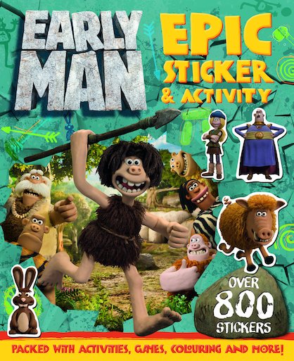 Early Man Epic Sticker Act Bk