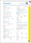 GCSE Grades 9-1: Maths Foundation Revision Guide for Edexcel answers (1 page)