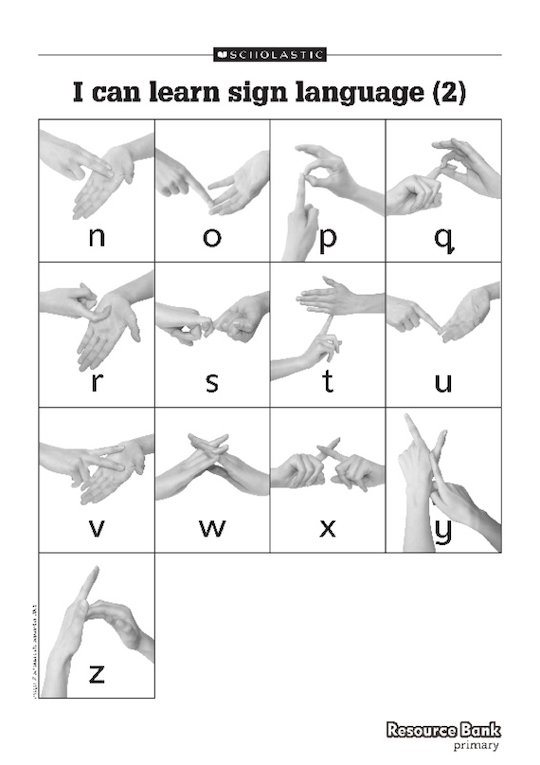 I can learn sign language (2)