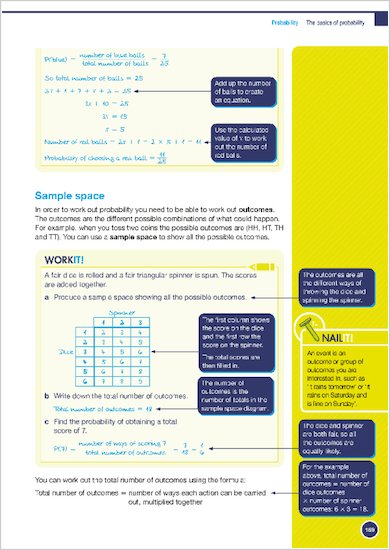 GCSE Grades 9-1: Maths Higher Revision and Exam Practice Book for AQA Work it and Nail it examples