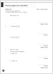 GCSE Grades 9-1: Maths Higher Exam Practice Book for Edexcel question paper (1 page)