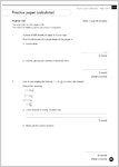 GCSE Grades 9-1: Maths Higher Revision and Exam Practice Book for Edexcel example question paper (1 page)