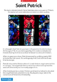 Saint Patrick – fact sheet