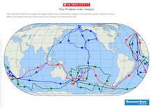 Activity D – Map of Captain James Cook’s Voyages