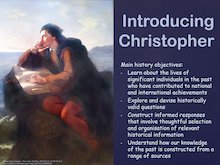 Christopher Columbus KS1 ppt lesson plan
