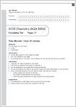 GCSE Grades 9-1 Practice Exams: GCSE Grades 9-1: Foundation Chemistry AQA Practice Exams sample page (1 page)