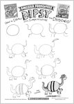 Dinosaur Firefighters Draw Dipsy Activity (1 page)