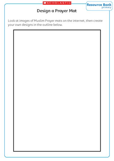 Design A Prayer Mat Primary Ks1 And Ks2 Teaching Resource Scholastic