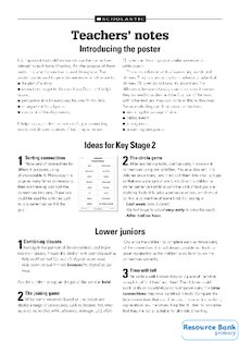 Connectives poster – teachers’ notes