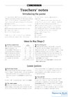Connectives poster – teachers’ notes