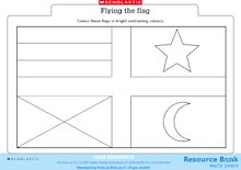 Create colourful flags