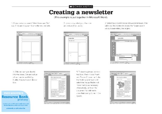 creating-a-newsletter-scholastic-shop